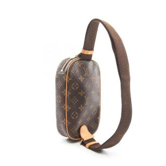 Louis Vuitton Pre-owned Cross Body Bags, male, Brown, Size: ONE SIZE Pre-owned Pochette Gange Monogram Shoulder Bag