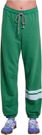 Sundry Garden Stripe Sweatpants In Green