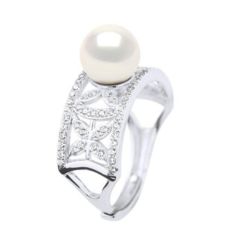 Ateliers Saint Germain Ring Sieraden - Echte Cultiveerde Zoetwaterparel Rond 8-9 mm