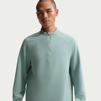 Nike Mens Par Therma-FIT 1/2-Zip Golf Top in Green | IB0303-006