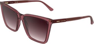 Calvin Klein CK26506S 605 Womens Sunglasses Clear Size 57