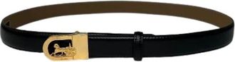 Celine Pre-owned Classic Leather Belt - Dames - Vintage Accessoires - Zwart - ONE Size - Leer - Vintage