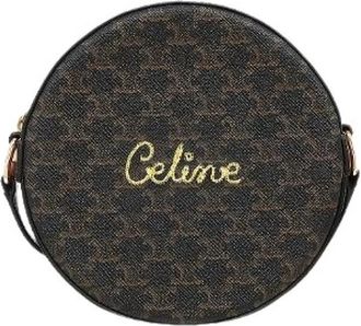 Celine Pre-owned Vintage Crossbody Bag - Dames - Vintage Schoudertas - Bruin - ONE Size - Leer - Vintage