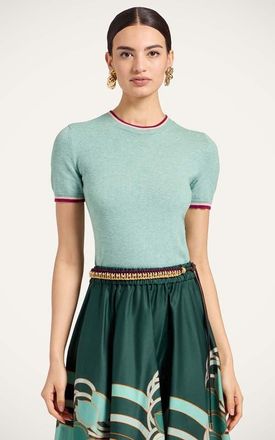 La DoubleJ Busy-Bee Tee in Solid Turquoise at Nordstrom, Size X-Small