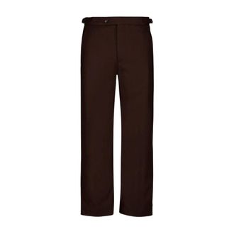 Bode Heren, Broeken, Bruin, Maat: W30 Wol