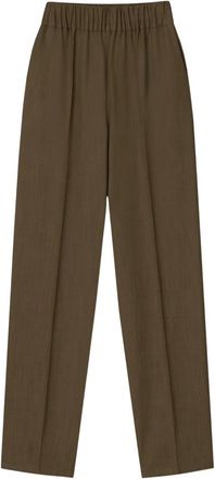 &Aacute;eron Dames, Broeken, Groen, Maat: XS Leer