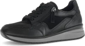 Gabor Womens Low-Top Trainers, Womens Trainers, Black 67, 40.5 EU X-Weit