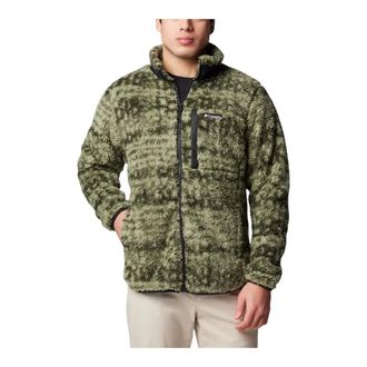 Columbia Fitness, Heren, Groen, S, Wol, Winter Pass Full-Zip Fleece Jas