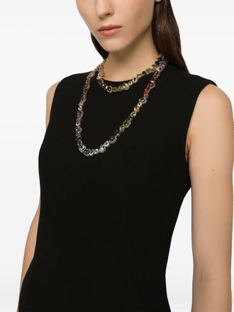 Dolce & Gabbana Collana Rainbow in oro giallo 18 carati - Multicolore