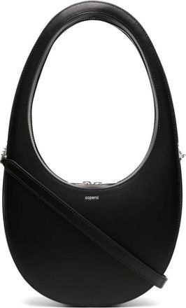 Coperni Zwarte leren schoudertas - Dames - Schoudertassen - Zwart - ONE Size - Tassen