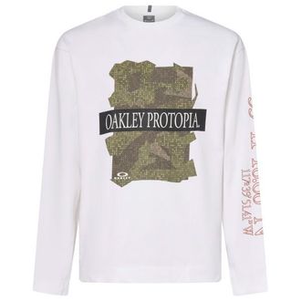 Oakley MTN Ridge L/S Tee Longsleeve f&uuml;r Herren | wei&szlig;