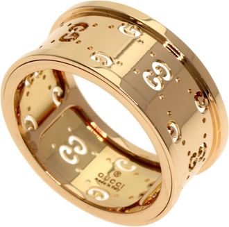Gucci Pink Gold (18K) Band Ring (Pre-Owned)