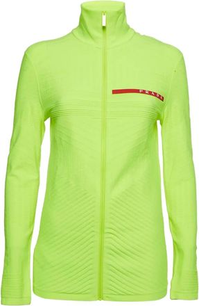 Prada 2024 Textured Zip jacket - Green