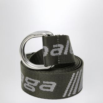 Balenciaga D-ring belt with loop sports icon motif