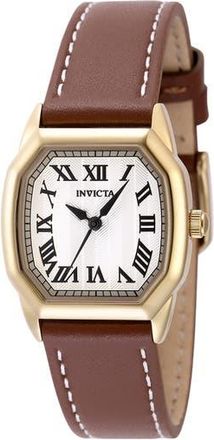 Invicta 48961 Wildflower Watch in White/Gold/Brown at Nordstrom Rack