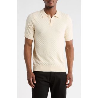 T.R. Premium Slim Fit Polo Sweater in Beige at Nordstrom Rack, Size Xxx-Large