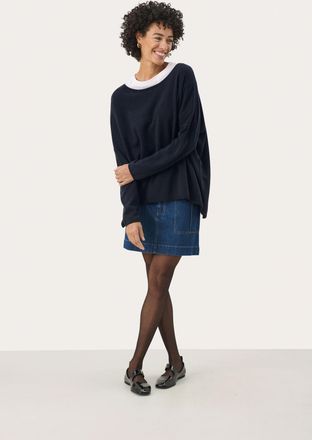 Part Two Pullover Loose fit navy