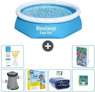 Bestway Piscina Bestway Fast Set Redonda - 244x61 Cm - 7-piezas S181