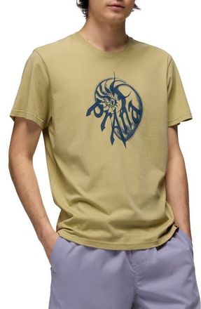 Prana Heritage Nautilus Organic Cotton Graphic T-Shirt in Jackfruit at Nordstrom, Size Xx-Large
