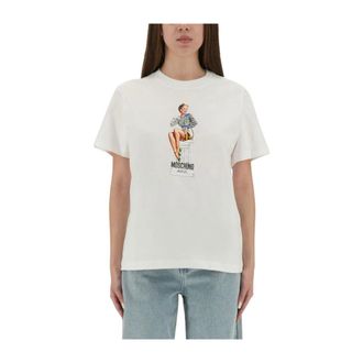 Moschino Donna, Top, Bianco, M, new