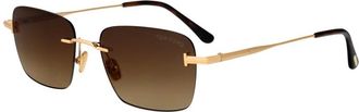 Tom Ford unisex, Accessoires, Geel, Maat: 54 MM
