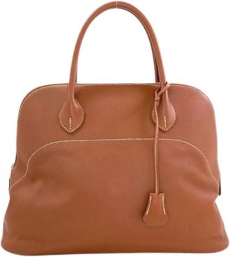 Herm&egrave;s Pre-owned Vintage Handbag - Dames - Vintage Handtas - Bruin - ONE Size - Vintage