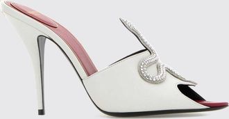 Valentino Garavani Sandali mules in pelle con VLogo Signature e strass
