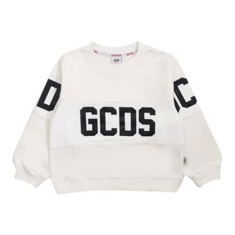 GCDS Crewneck Sweatshirt - male - GCDS - Kids Sweatshirts - White - 4 Y - Kids