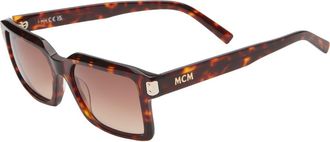 MCM 54mm Square Sunglasses in Dark Havana /Gradient Brown at Nordstrom Rack