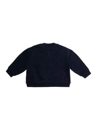 Kenzo Tiger-Print Logo Sweatshirt - Blue