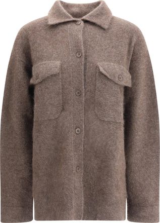 Parosh Cardigan With Classic Collar