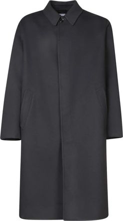 Lardini Zwarte Jas - Heren - Mantel - Zwart - XL - Jassen