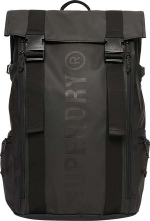Superdry Rugzak Met Oprolbaar Zeil, Zwart