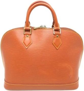 Louis Vuitton Pre-owned Epi Leather Handbag - Dames - Vintage Handtas - Oranje - ONE Size - Leer - Vintage