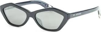 Jacquemus Sunglasses, female, Gray, Size: 56 MM Bambino Sunglasses
