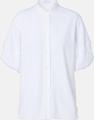 Stella McCartney Cotton cr&ecirc;pon shirt