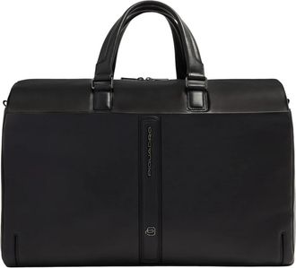 Piquadro Victor Duffel Bag - Heren - Weekendtassen - Zwart - ONE Size - Katoen - Tassen