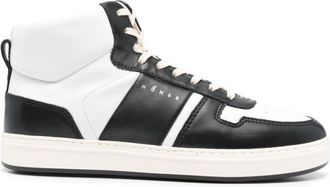 Hogan High-Top Sneakers With Padded Collar And Lace-Up Closure