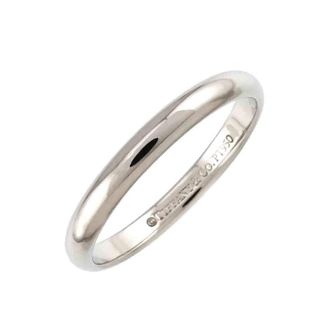 Tiffany & Co. Silver Platinum 950 Band Ring (Pre-Owned)