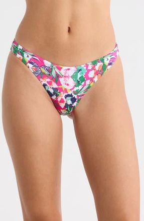 Maaji Sublimity Reversible Bikini Bottoms in Pink at Nordstrom Rack, Size Small