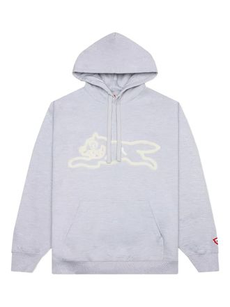 Icecream Sauce Running Dog-print hoodie - Grey