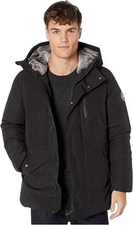 Save The Duck Copy Faux Fur Hooded Parka in Shark Grey Men