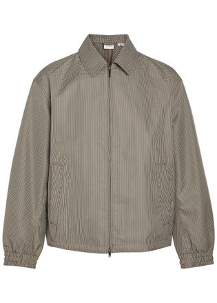 Les Deux Checked Woven Jacket - Beige - XL