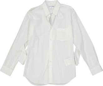 Comme Des Gar&ccedil;ons White Cotton Dress Mens Shirt