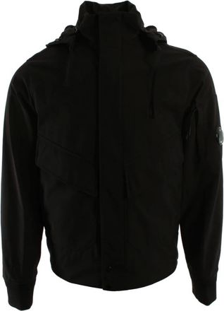 C.P. Company Shell-R Hooded Lens Jacket - Heren - Bomber jackets - Zwart - XS - Polyester - Jassen