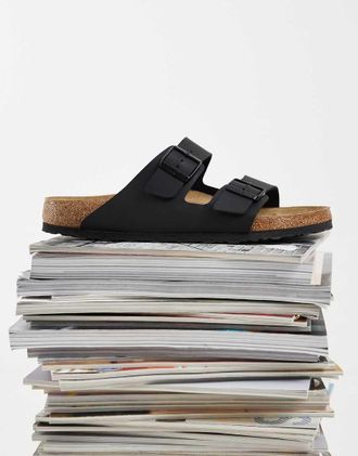 Birkenstock Arizona sandali Birko-Flor neri-Nero