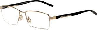 Porsche Design Mens 58 mm Gold Opticals
