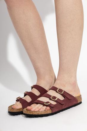 Birkenstock Florida Fresh Slides, Womens, Burgundy