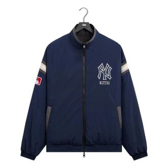 Kith For The New York Yankees Reversible Hugo Jacket Nocturnal KHMA010153-413