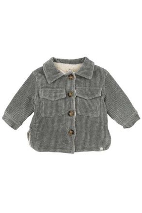 Oh Baby! Corduroy with Snowdrift Shacket in Heather Grey at Nordstrom, Size 12-18M